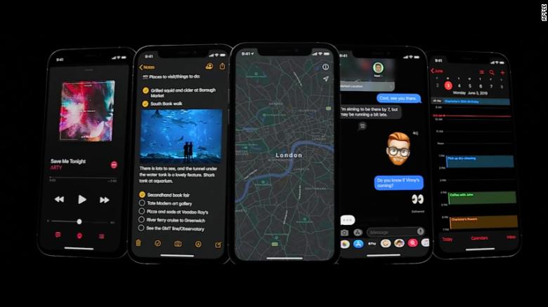 iPhone iOS 13 Apple обновления темный режим WWDC США технологии гаджеты обновления