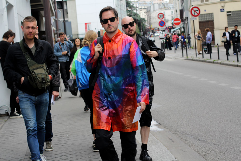 недели мужской моды Париж 2019 одежда streetstyle