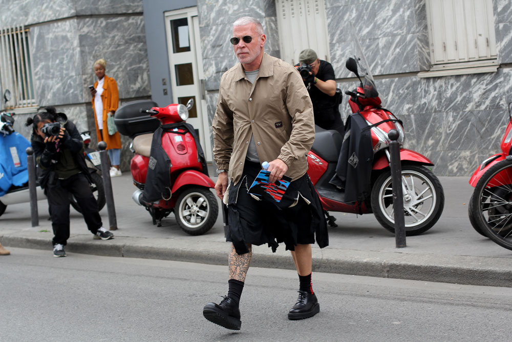 недели мужской моды Париж 2019 одежда streetstyle