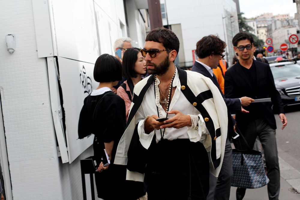 недели мужской моды Париж 2019 одежда streetstyle