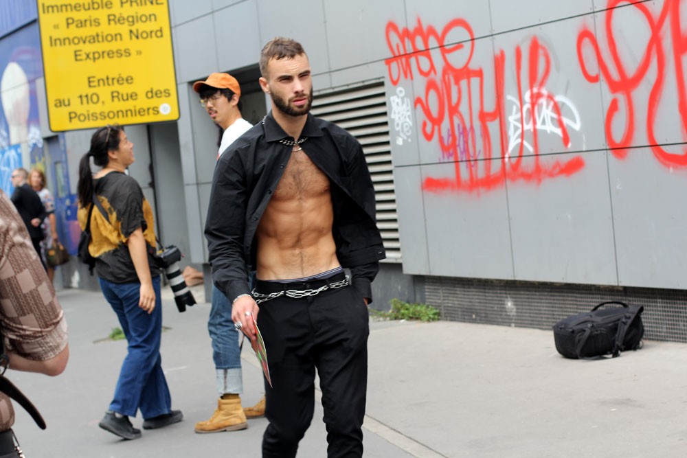 третий день недели мужской моды Париж 2019 одежда streetstyle