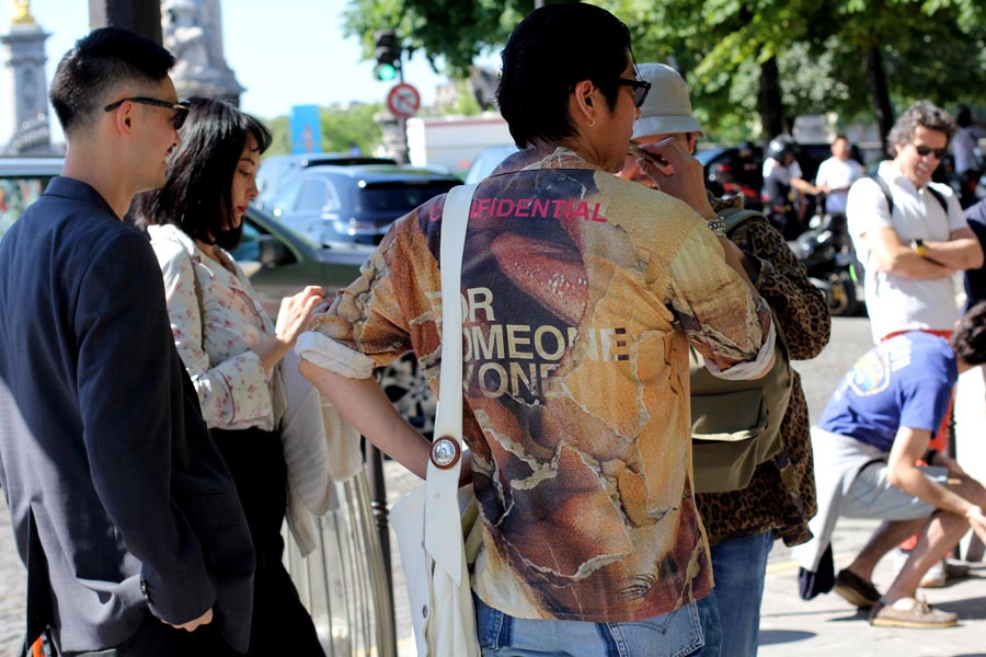 Париж streetstyle