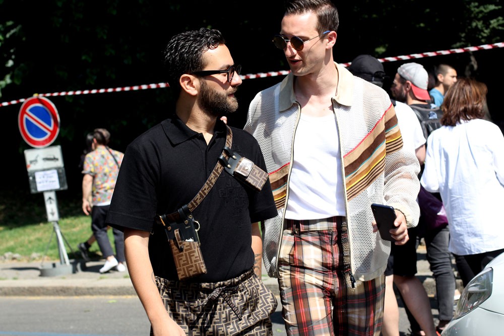 мужской моды третий день завершение Streetstyle