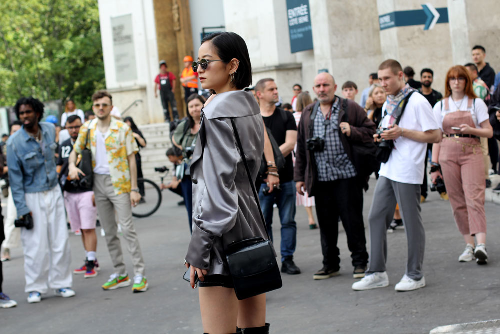 Недели мужской моды Париж Streetstyle одежда 
