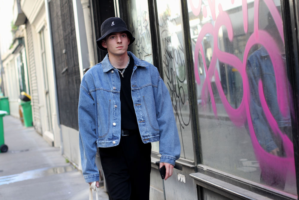 Недели мужской моды Париж Streetstyle одежда 