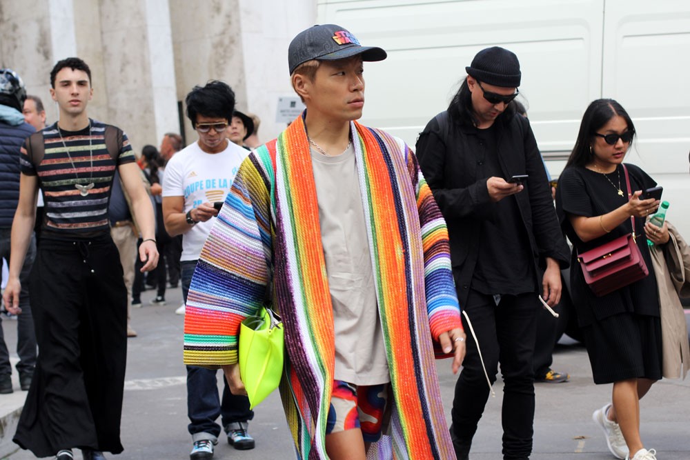 третий день недели мужской моды Париж 2019 одежда streetstyle