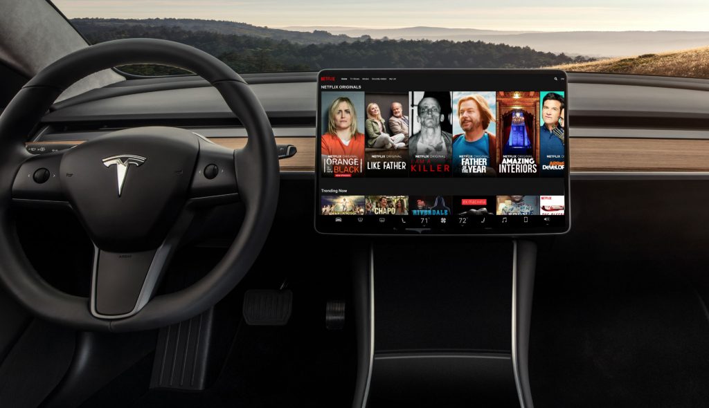 YouTube Netflix Tesla
