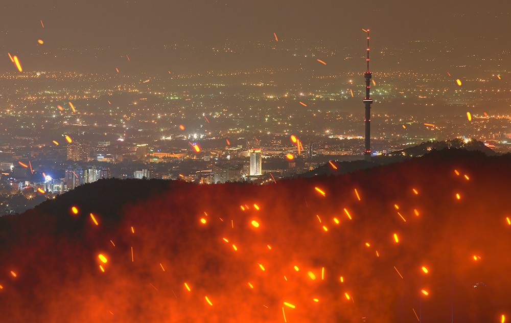 пожар Кок-тобе