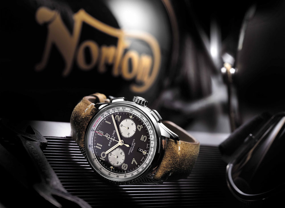 “Breitling Premier B01 Chronograph 42 Norton Edition” заблокирована Breitling Premier B01 Chronograph 42 Norton Edition