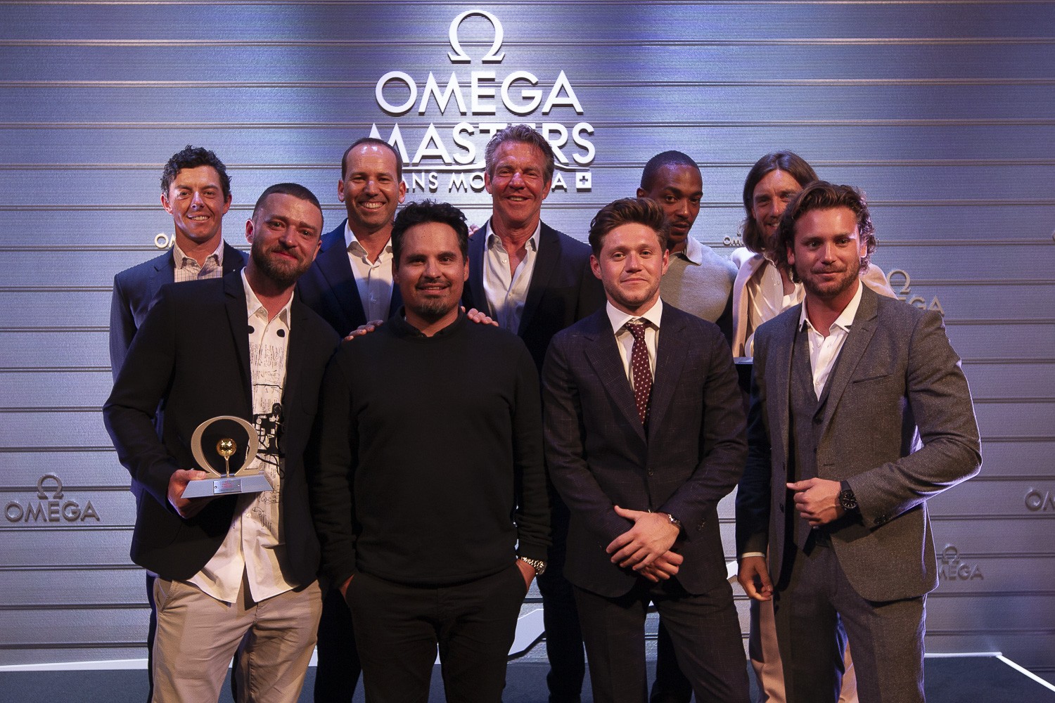 Майкл Пенья и Джастин Тимберлейк на OMEGA Celebrity Masters