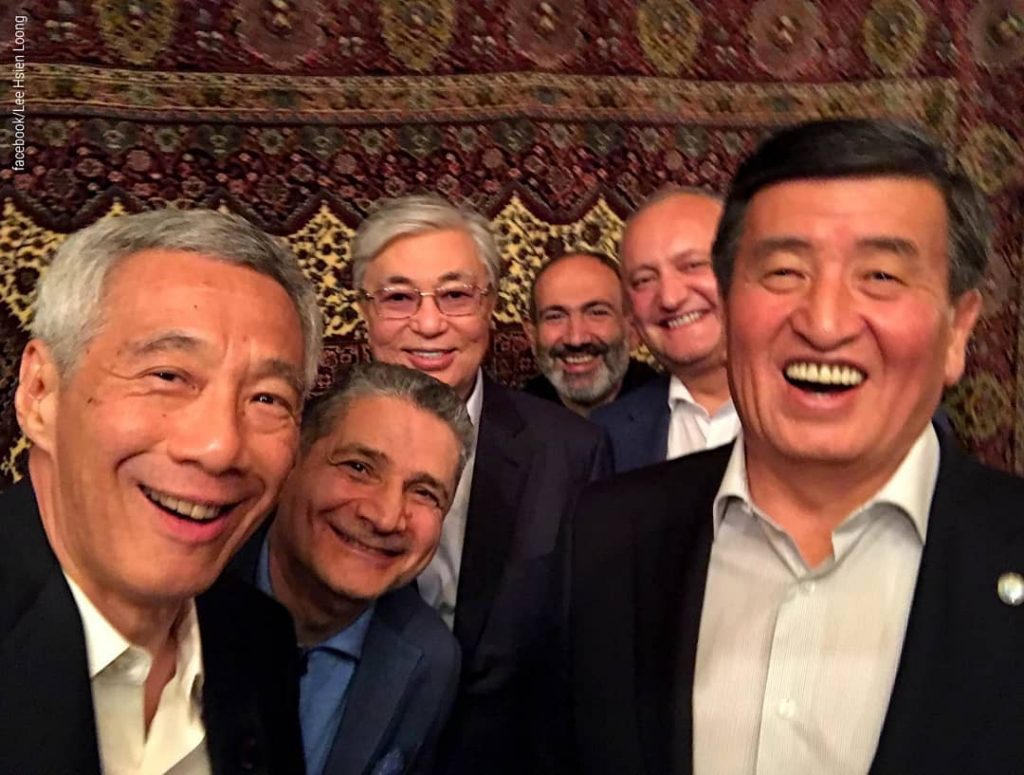 селфи президентов