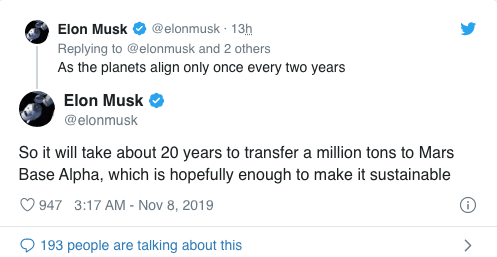 Илон Маск твит