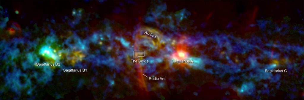 NASA Млечный путь цветной