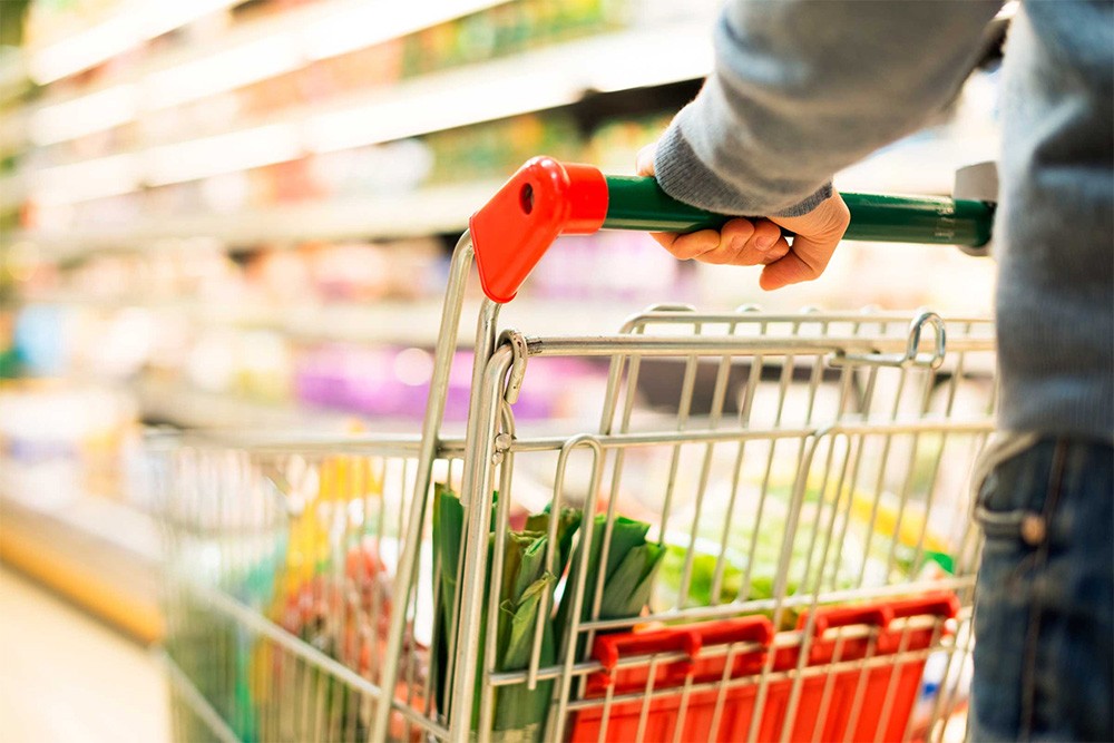 Тележка с продуктами