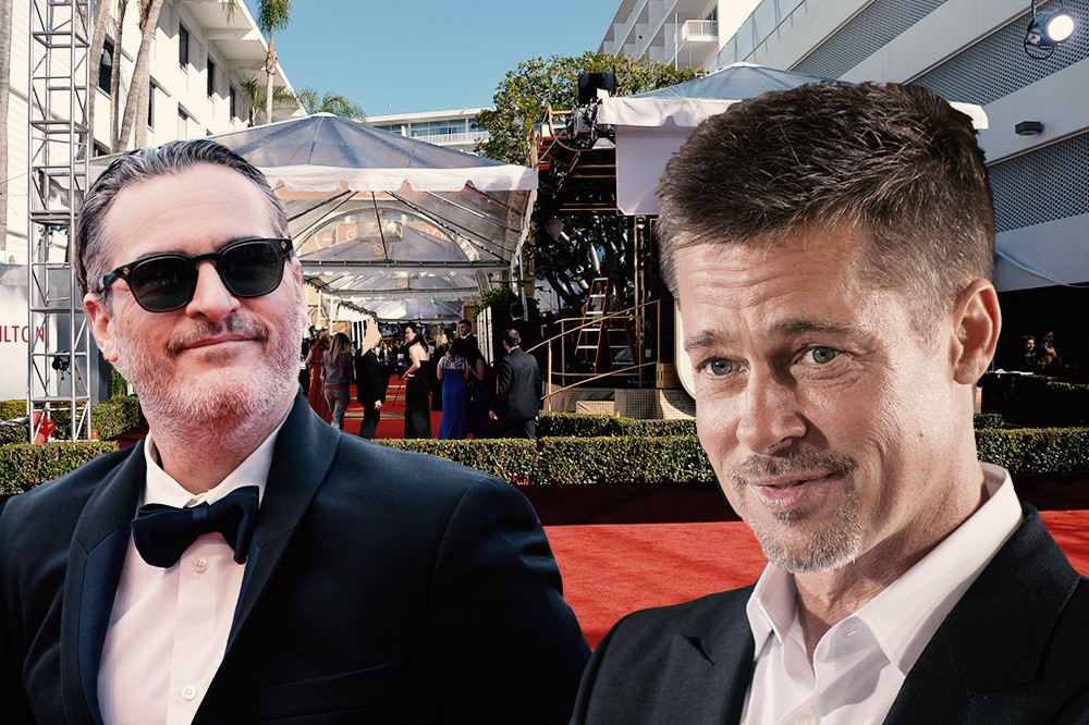 Хоакин Феникс и Брэд Питт