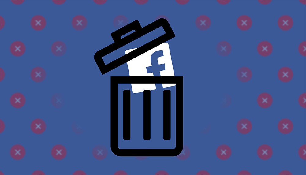 Facebook отправляется в корзину